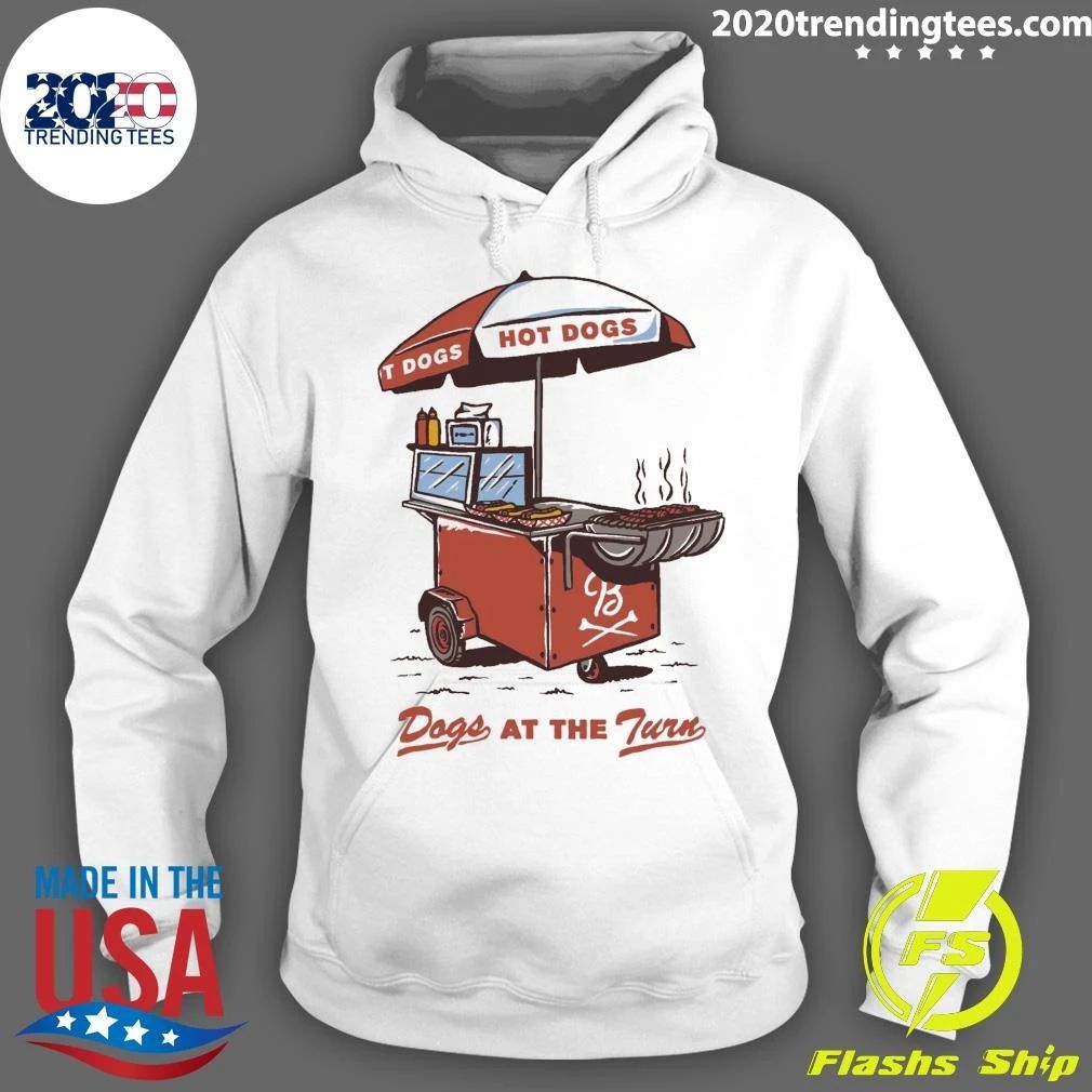 Dogs At The Turn Pocket Tee Shirt