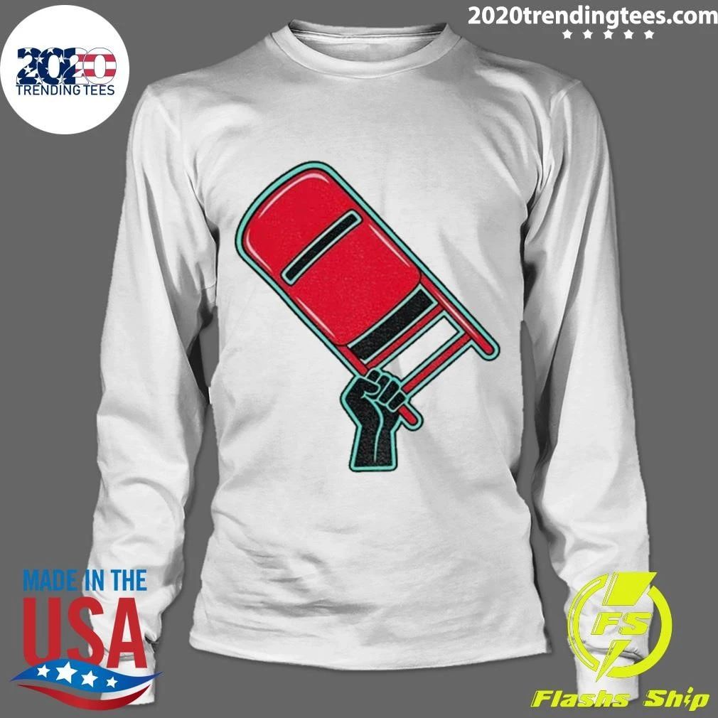 Rebellious Raised Fist Chair Protest Shirt