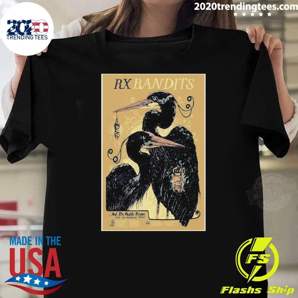 Rx Bandits Battle Begun 20th Anniversary Tour Shirt