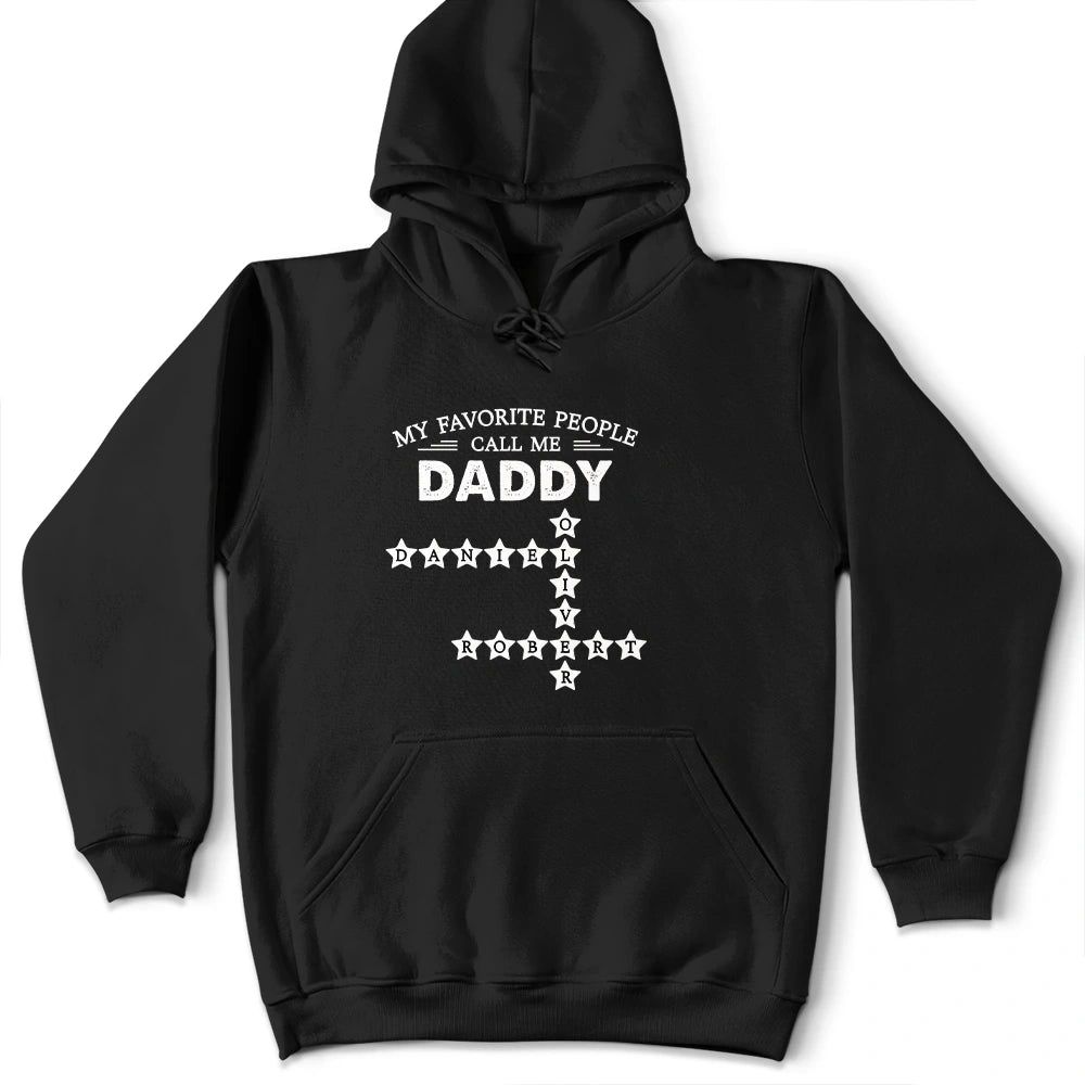 Crossword My Favorite People Call Me - Personalized T Shirt