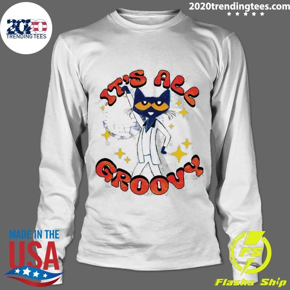 Pete the Cat It’s All Groovy Oversized Shirt