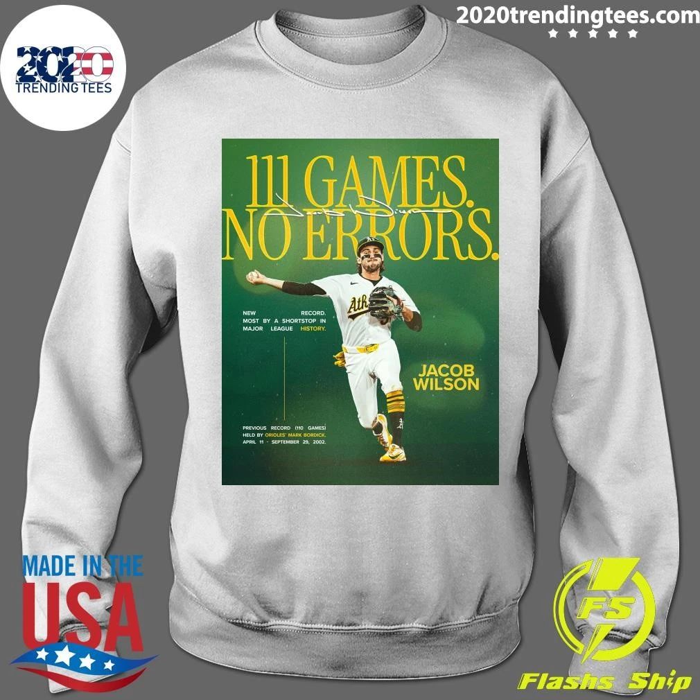 Jacob Wilson 111 Games No Errors Shirt