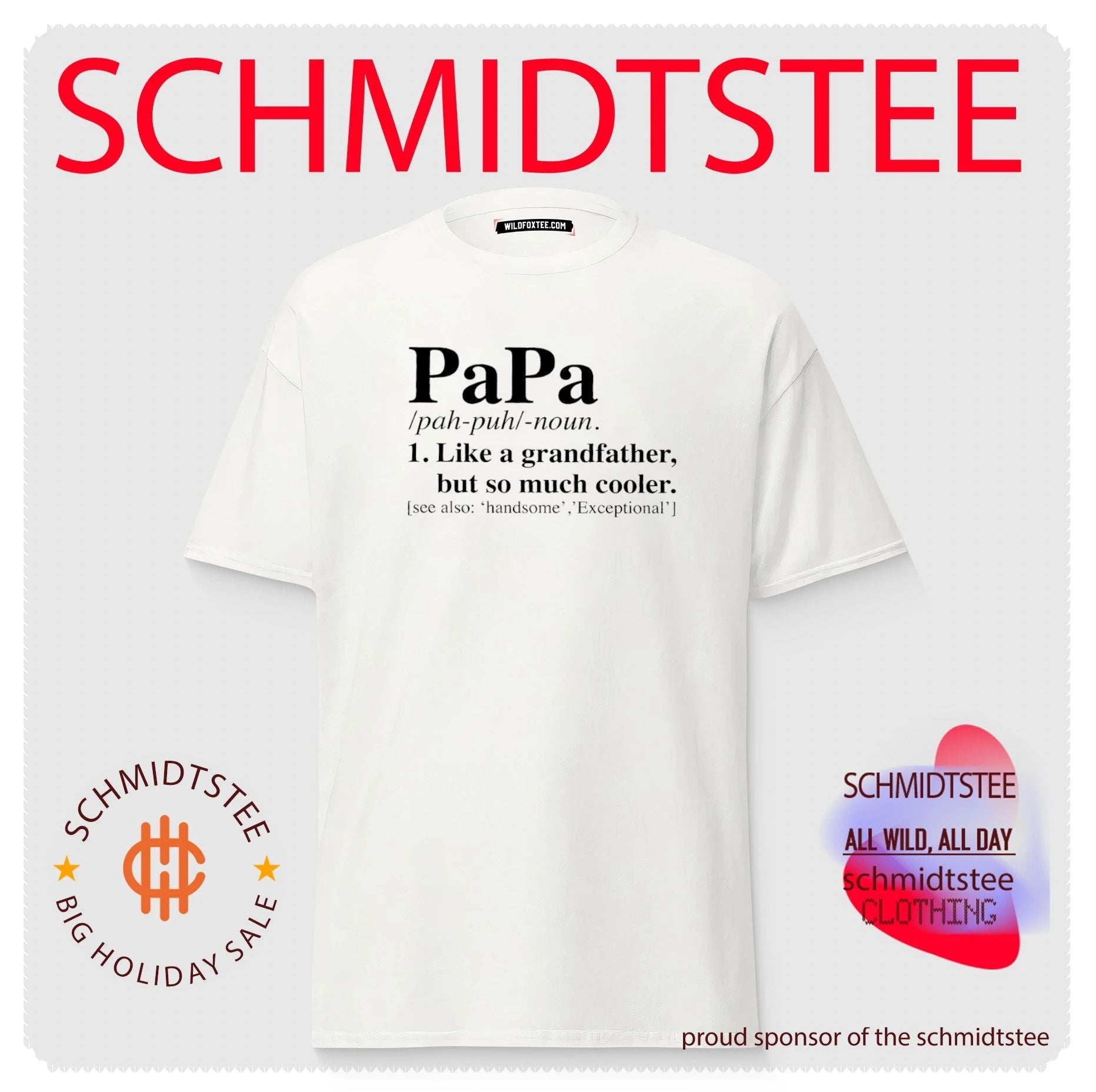 Papa pah puh noun like a grandfather but so much cooler shirt