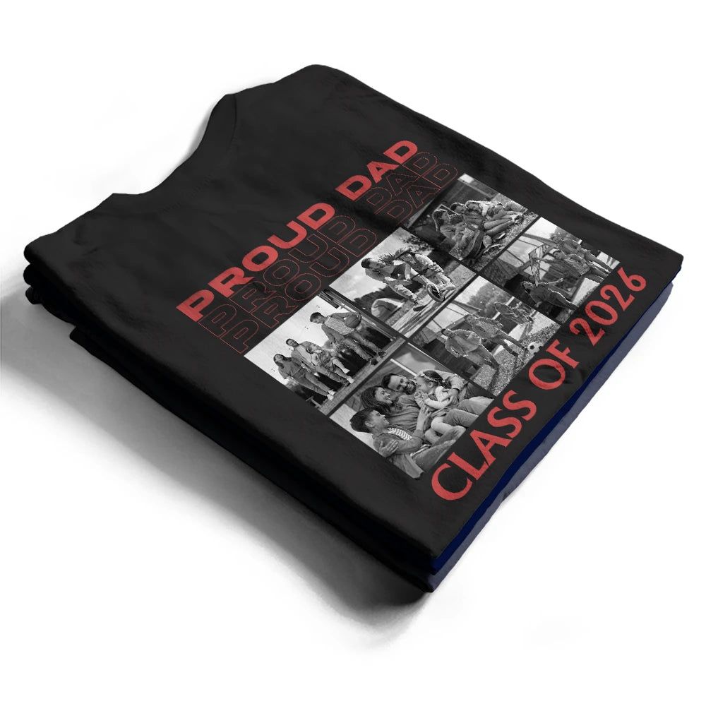 Custom Photo Proud Senior Mom Dad - Personalized T Shirt