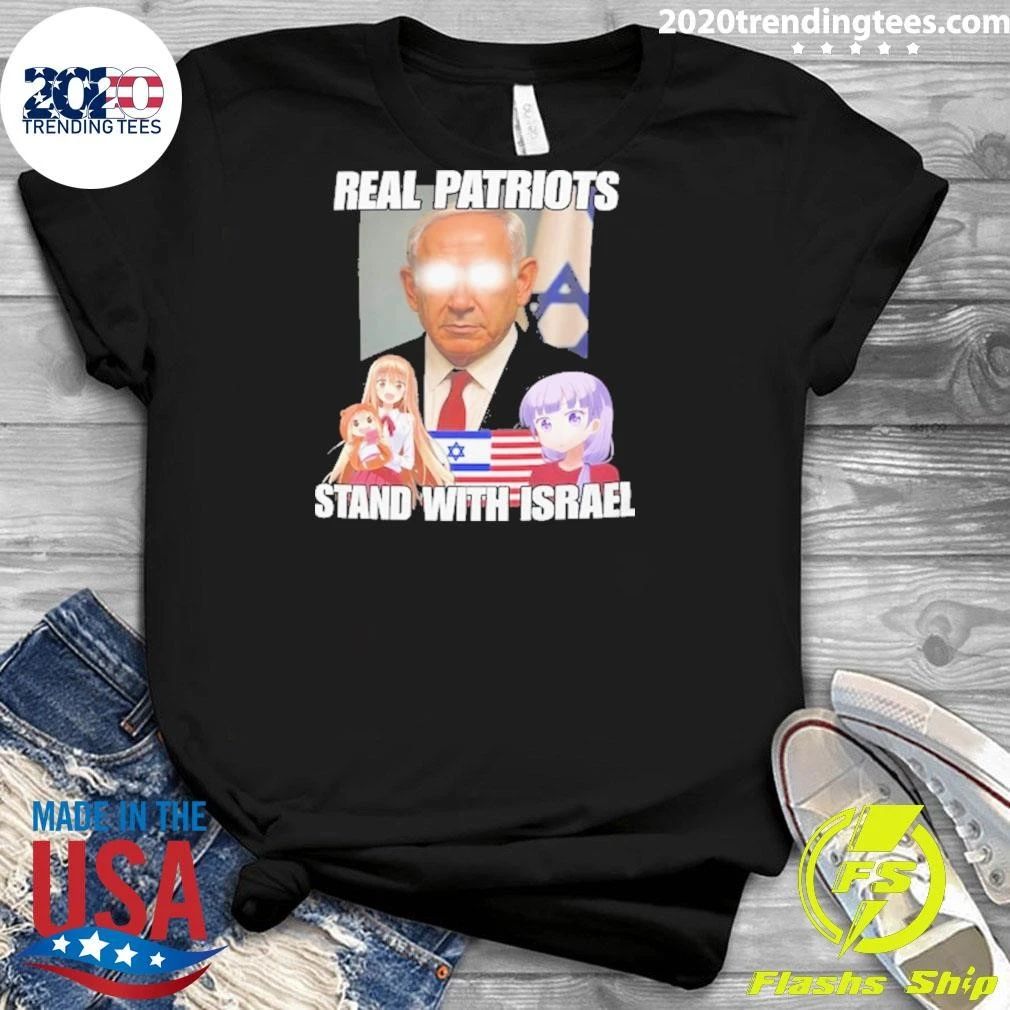 Benjamin Netanyahu Real Patriots Stand With Israel Meme Shirt