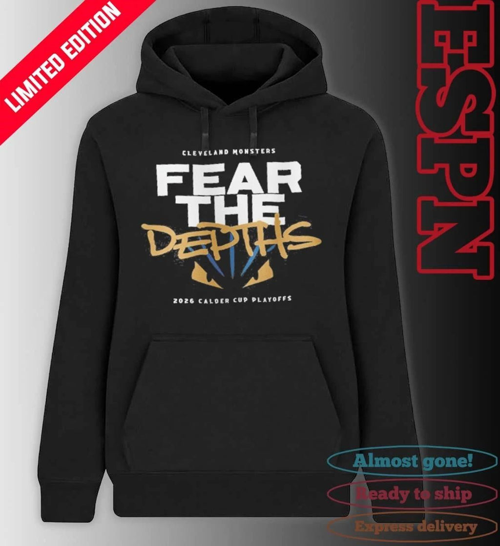 Cleveland Monsters 2026 Fear the Depths Calder Cup Playoffs Shirt