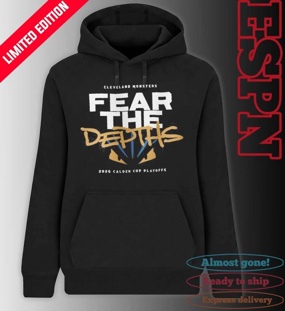 Cleveland Monsters 2026 Fear the Depths Calder Cup Playoffs Shirt