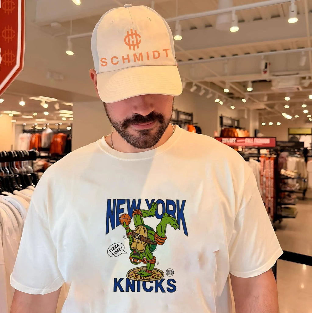 New York Knicks features Teenage Mutant Ninja Turtles pizza time shirt