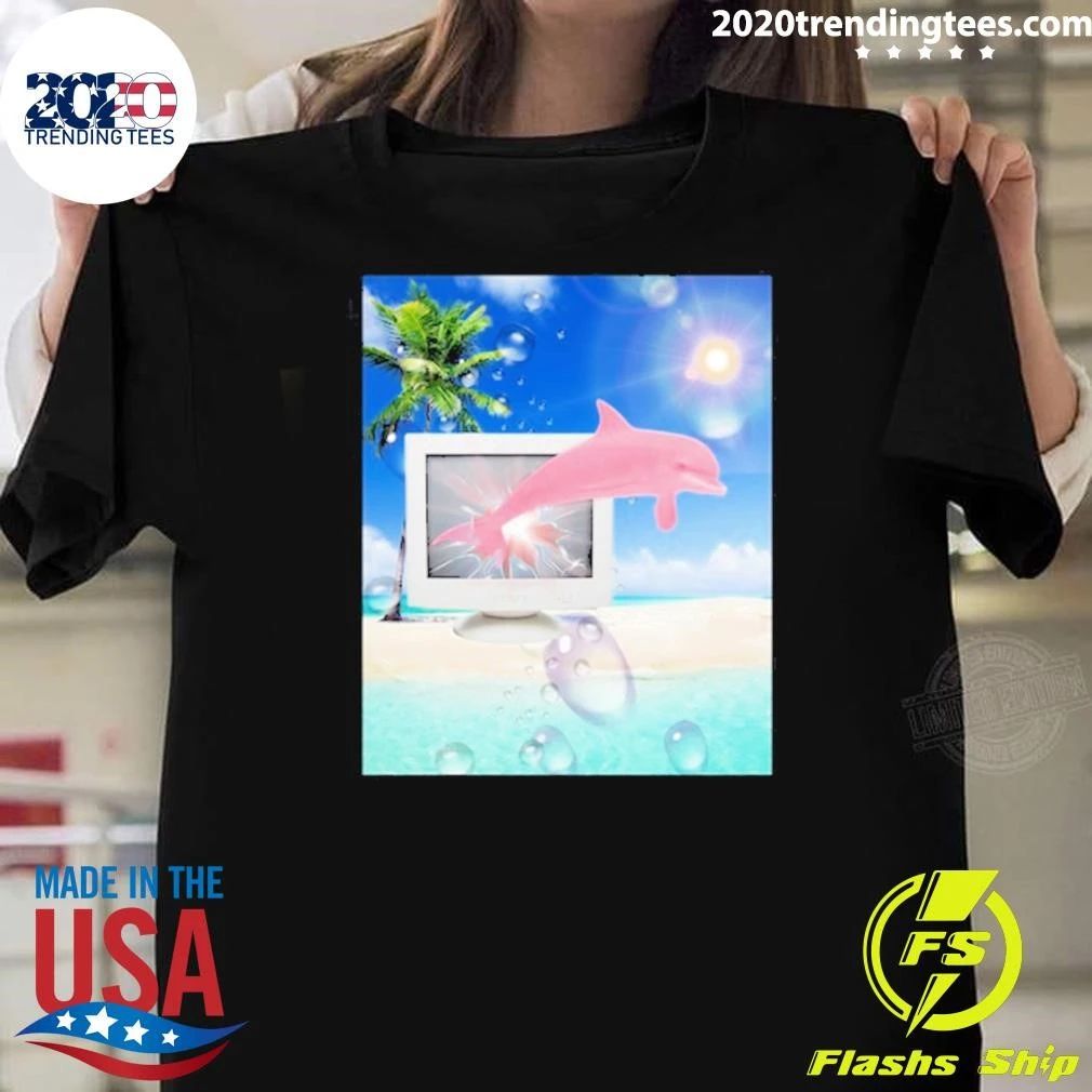 Frutiger Aero Y2k Techwear Weirdcore Vaporwave Cyberpunk Shirt