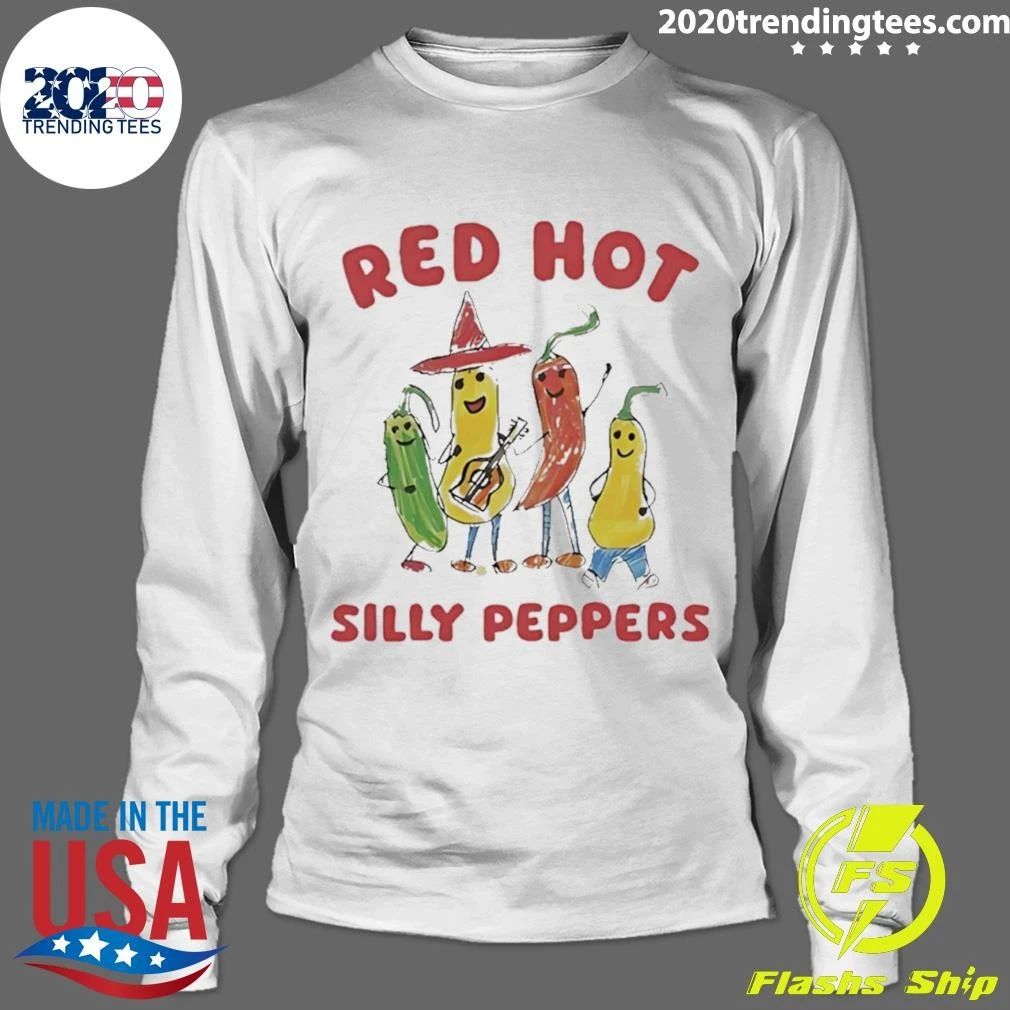 Red Hot Silly Peppers funny vegetable Shirt