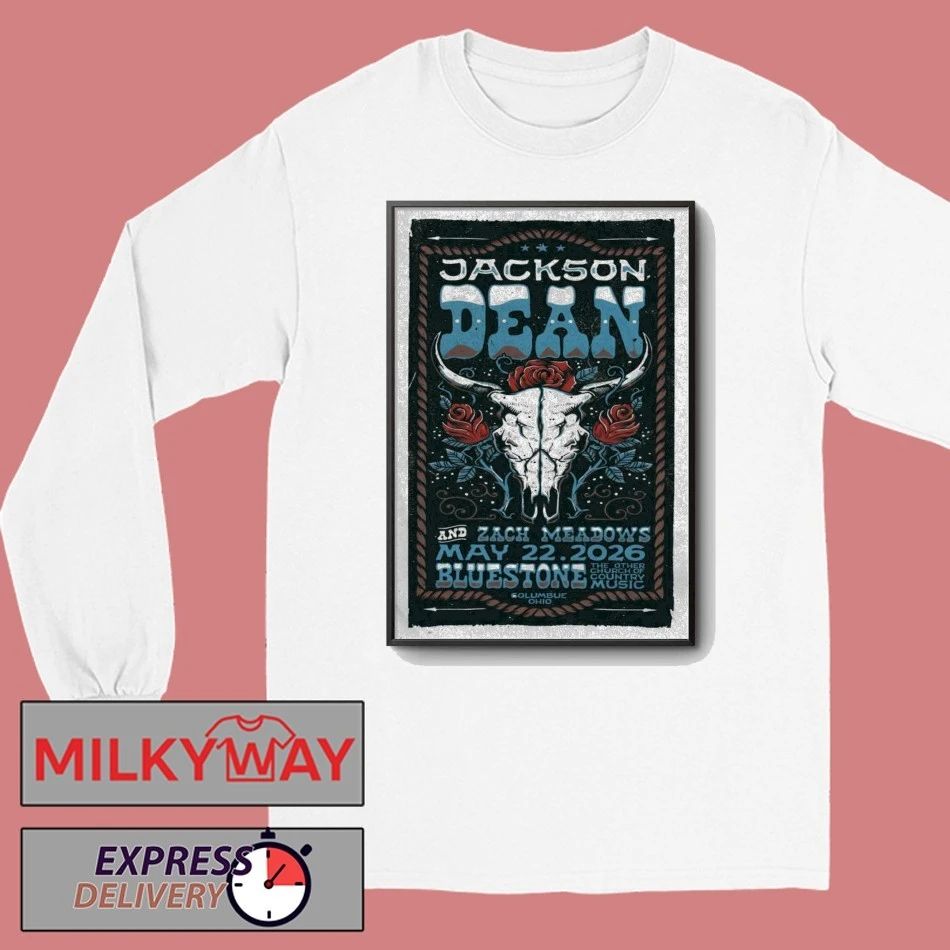 Jackson Dean concert Columbus, Bluestone, May 22, 2026 Poster shirt