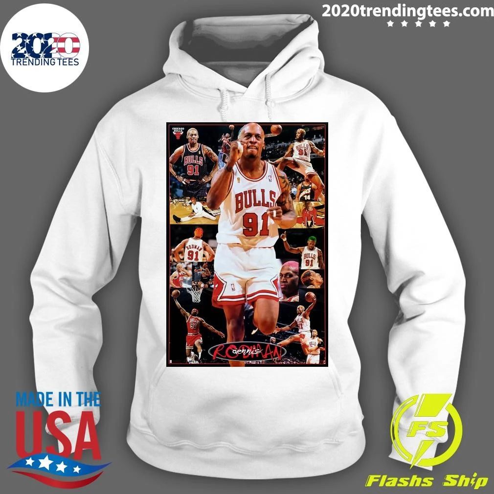 Dennis Rodman Chicago Star Chicago Bulls NBA Shirt