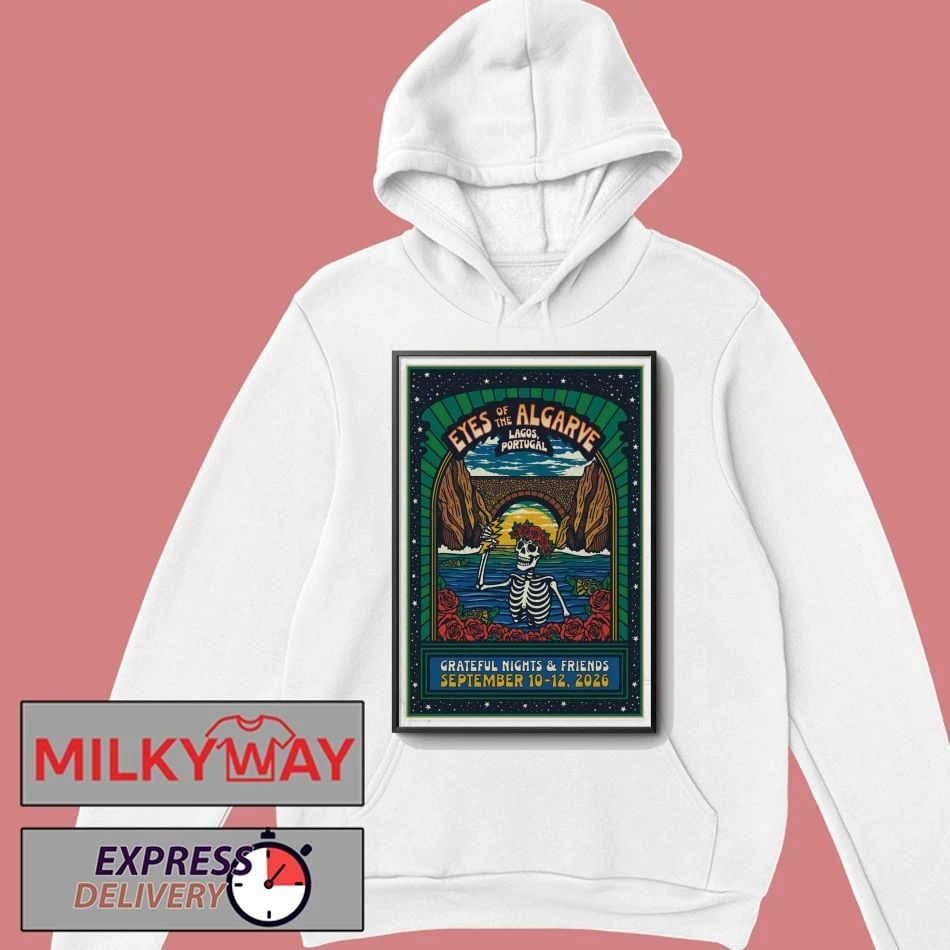 Grateful Dead In Lagos Portugal On Sept 10-12 2026 Tour Poster shirt
