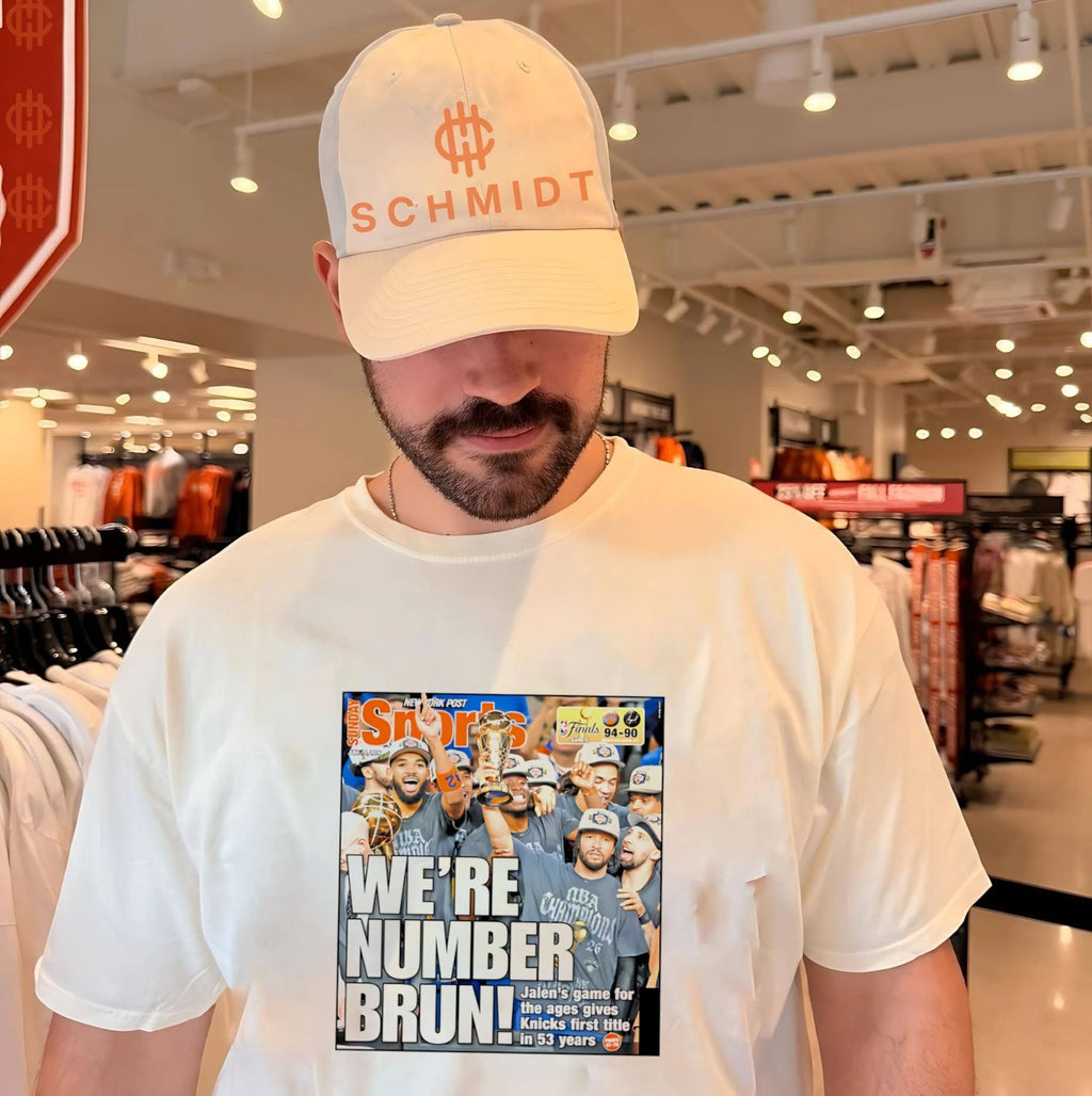 New York Knicks 2026 NBA Finals Champions we’re number Brun Newspaper Cover shirt