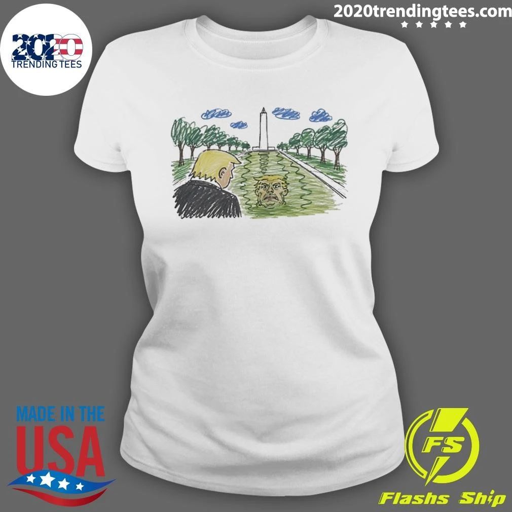 Reflecting Fool Donald Trump Washington Monument Shirt