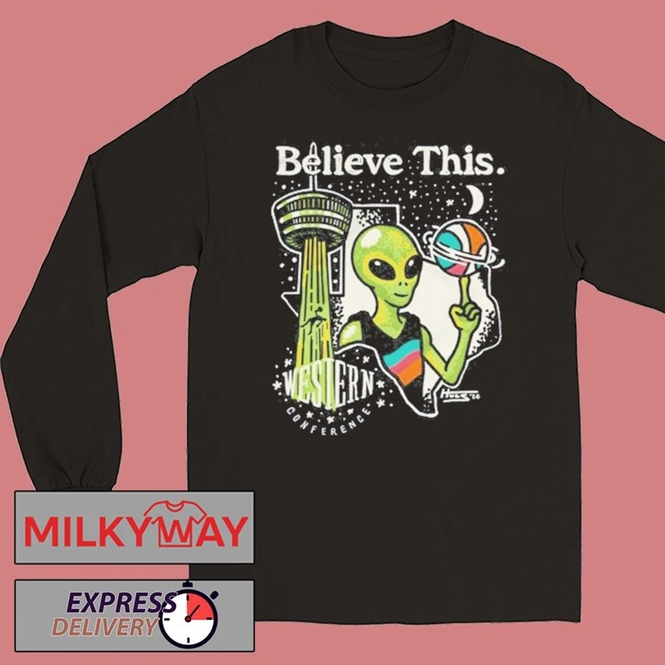 Alien Spurs Believe This Western Conference 2026 Shirt