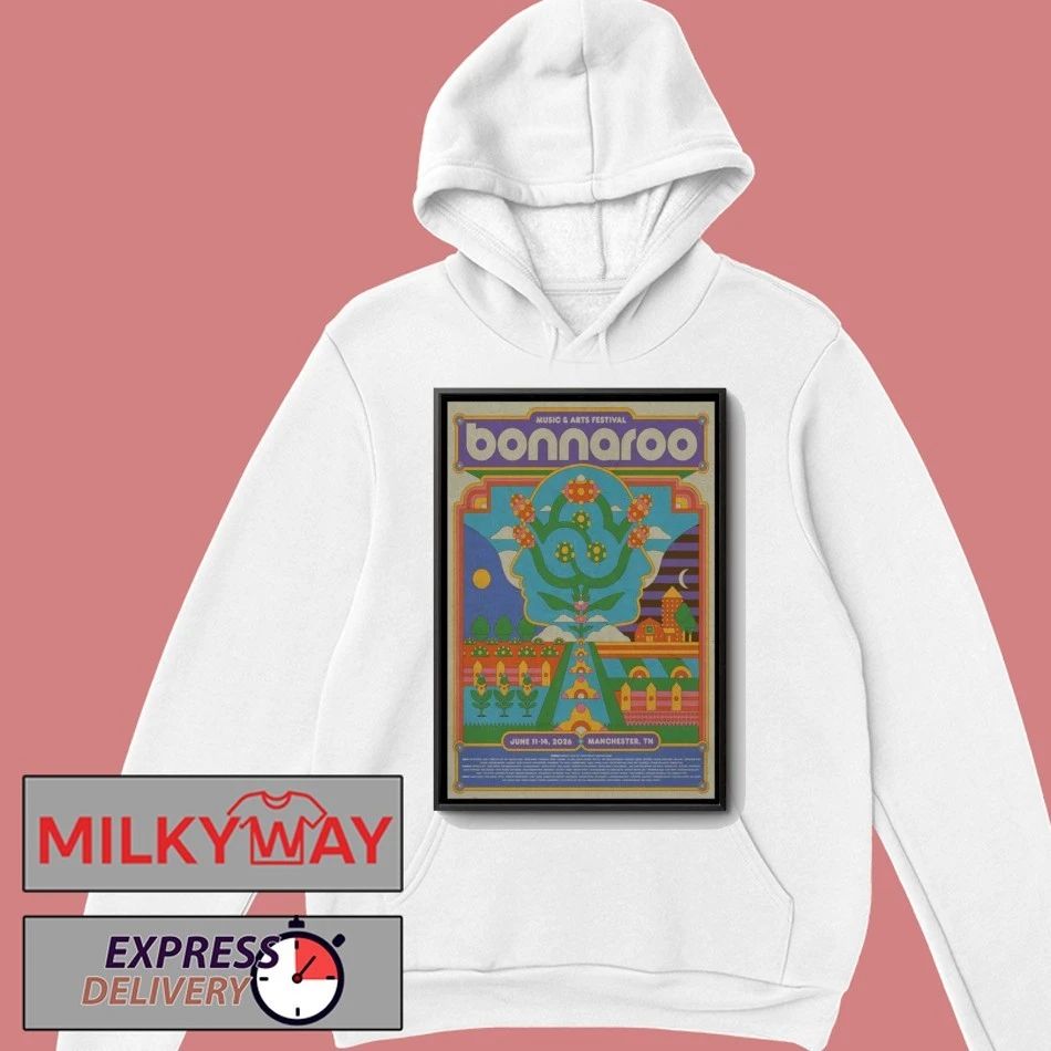 POSTER Bonnaroo June 11-14 2026 Tour Manchester, TN shirt