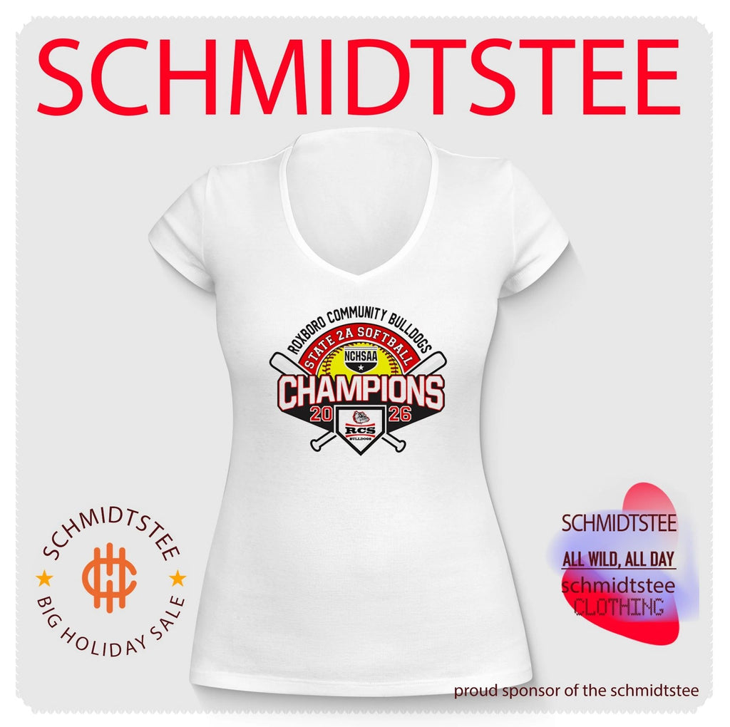 Roxboro Community Bulldogs 2026 NCHSAA State 2A Softball Champions shirt