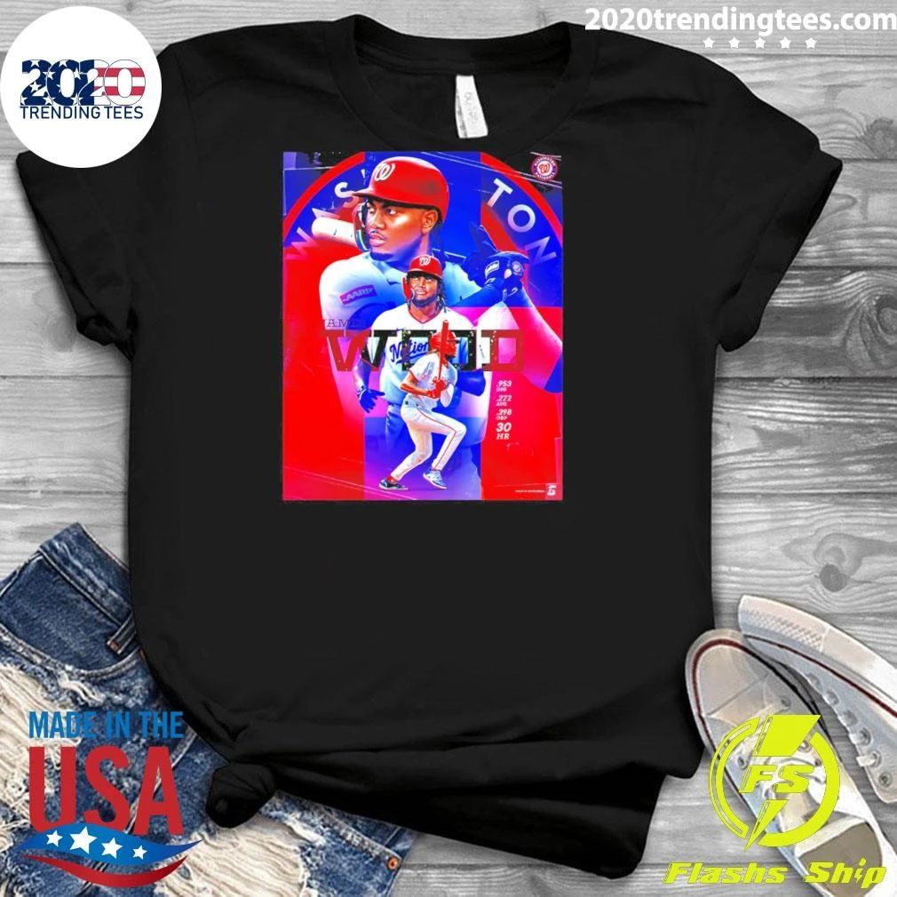 James Wood Washington Nationals Collage Poster Shirt