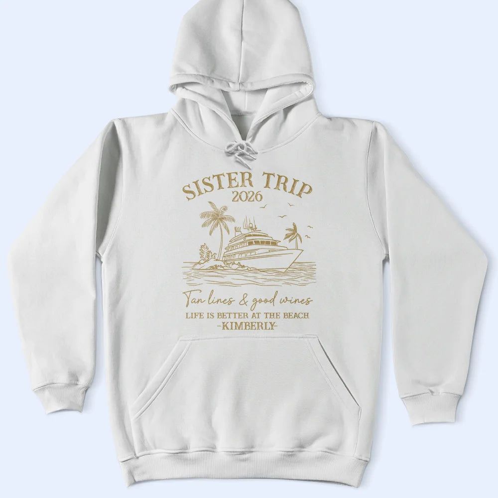 Girls Trip A Lot Of Laughter & Memories - Personalized T Shirt