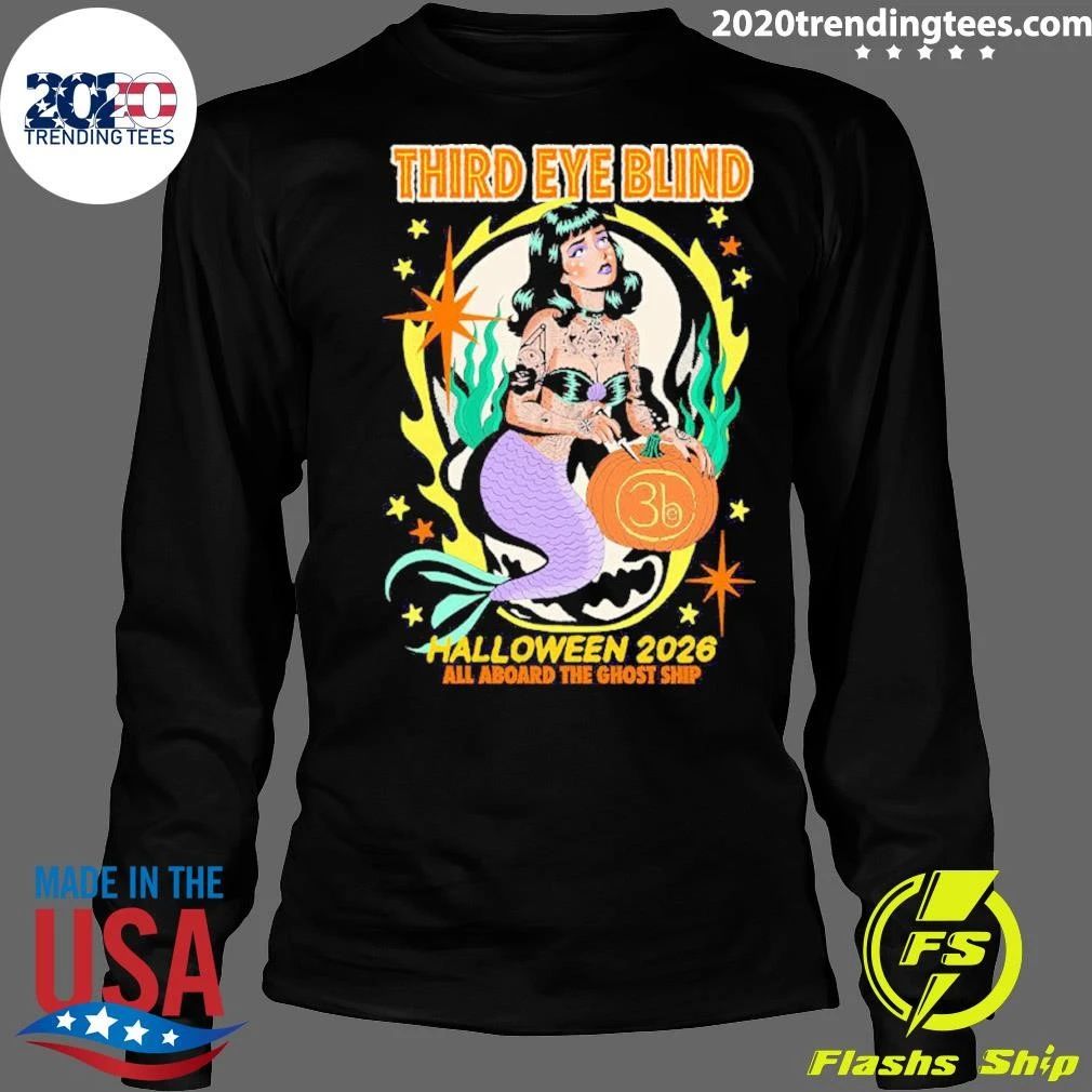 Third Eye Blind Halloween Tour 2026 All Aboard The Ghost Ship Shirt