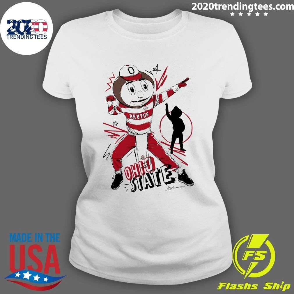 Ohio State Grey Brutus Flex Signature Shirt