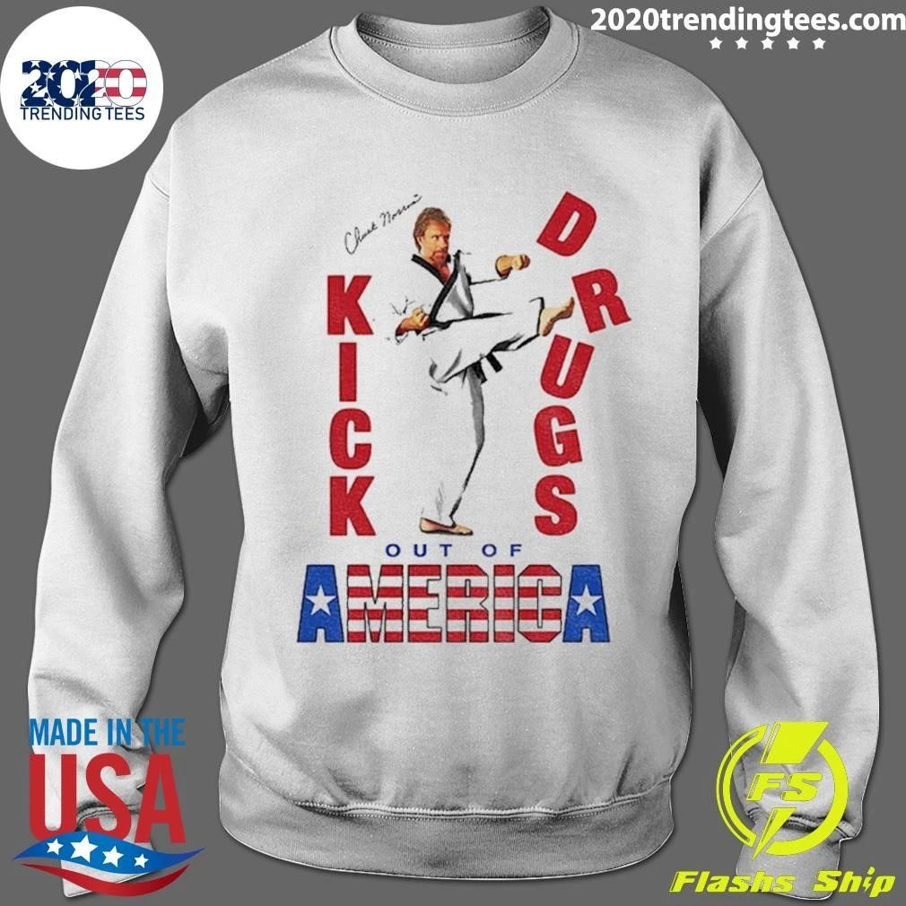 Chuck Norris Kick Drugs Out Of America 2026 Shirt