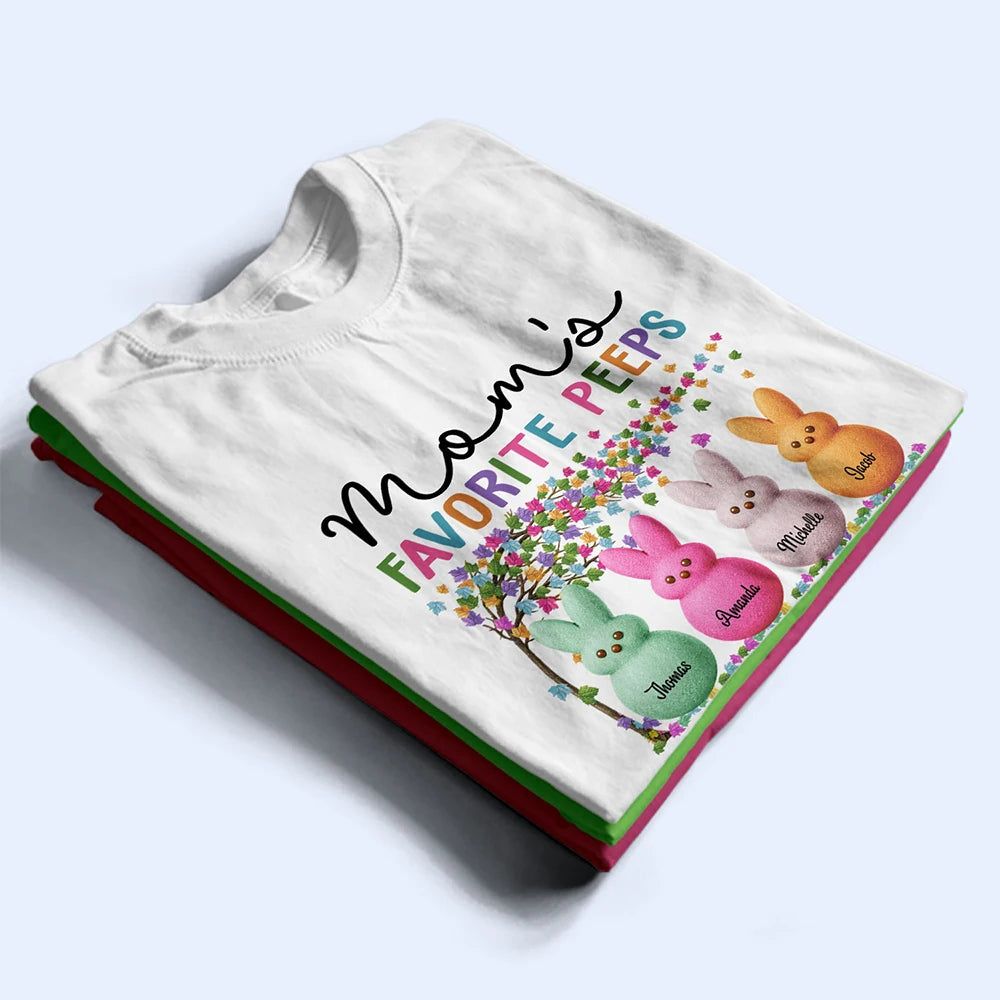 Grandma's Favorite Peeps Bunny - Personalized T Shirt