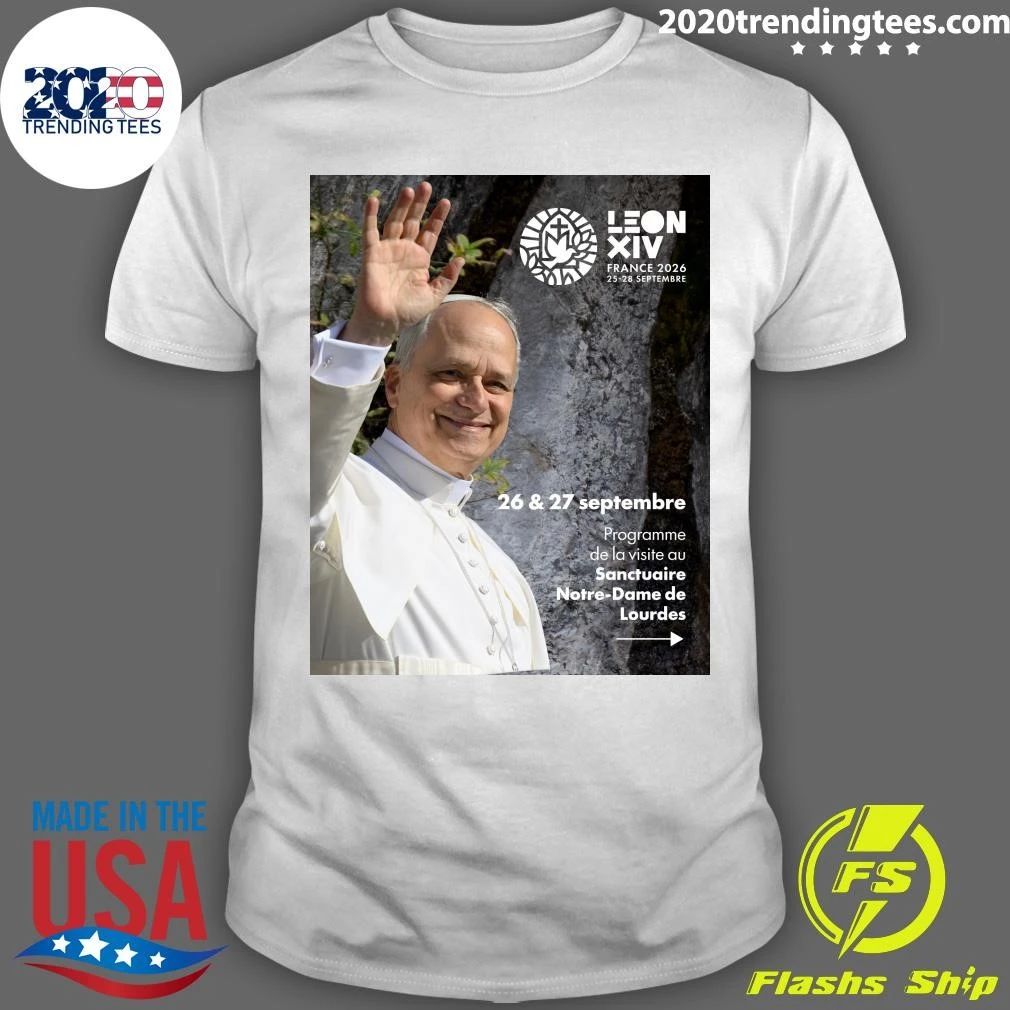 Pope Leo XIV France Septembre 25-28 2026 Shirt
