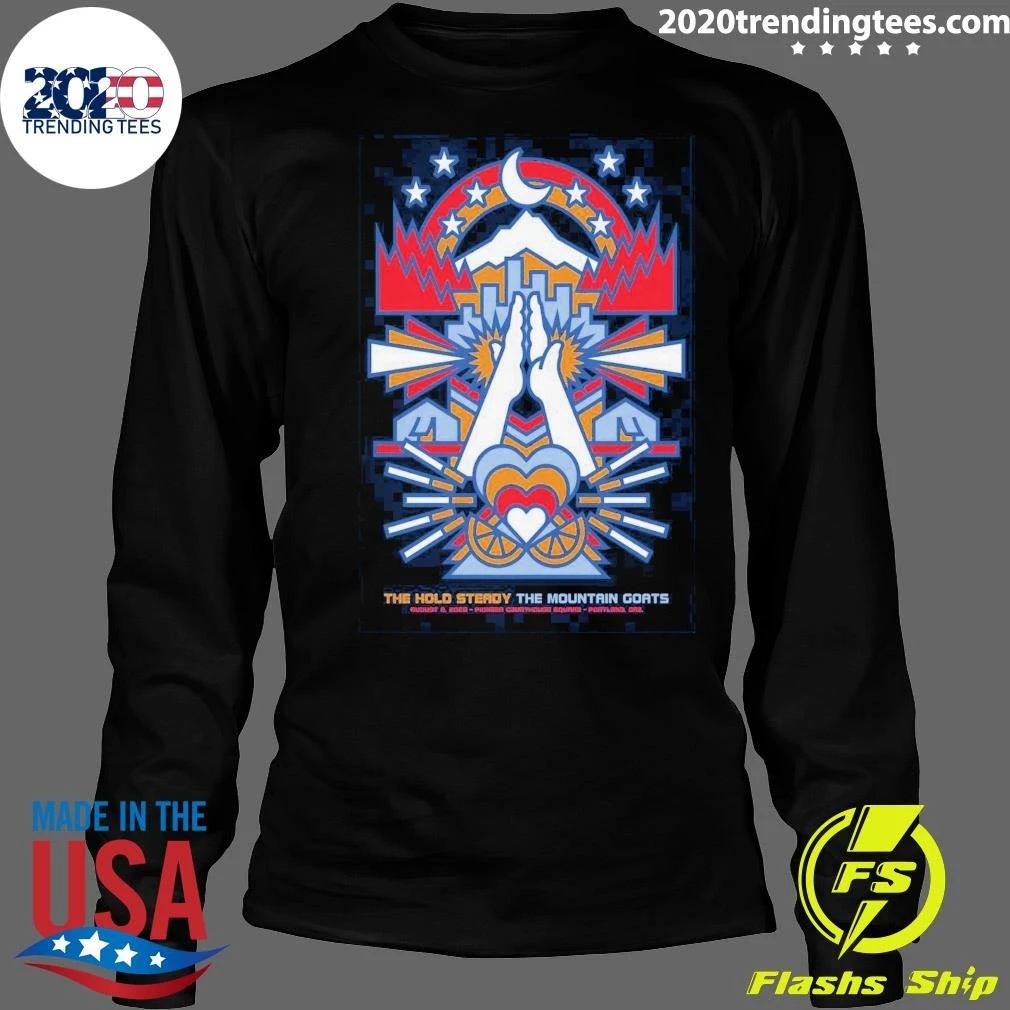 The Hold Steady The Mountain Goats August 8, 2026 Pioneer Courthouse Square Portland Shirt