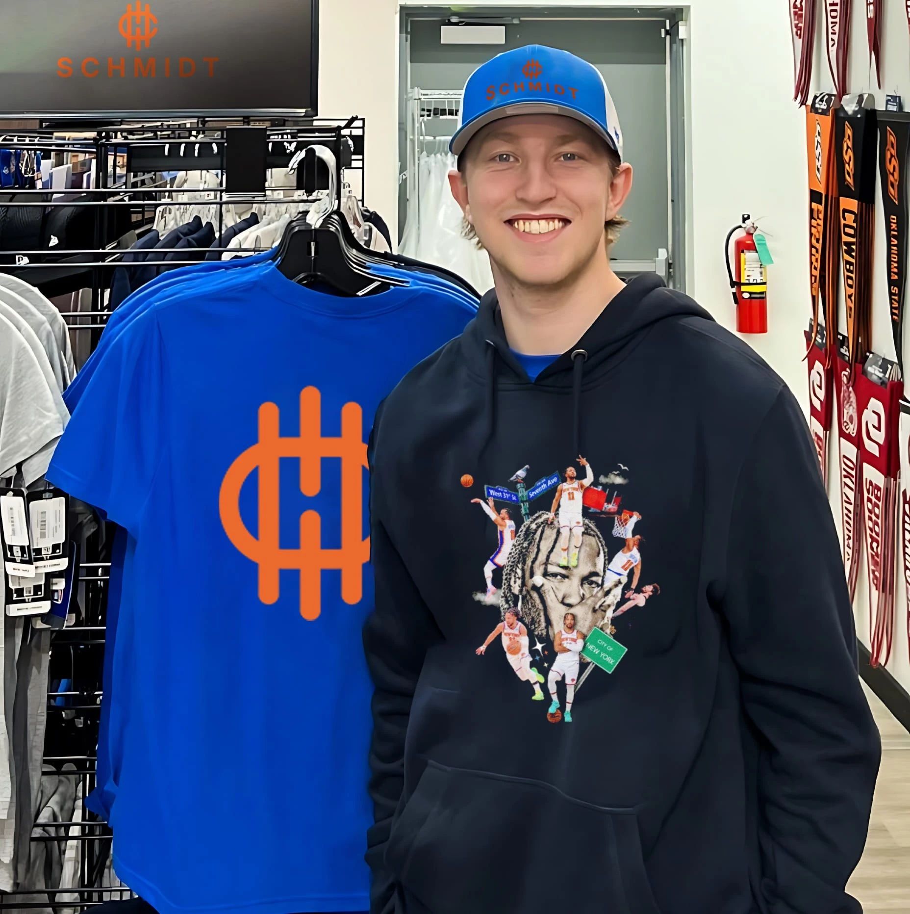 Jalen Brunson New York Knicks Brunson Collage graphic shirt