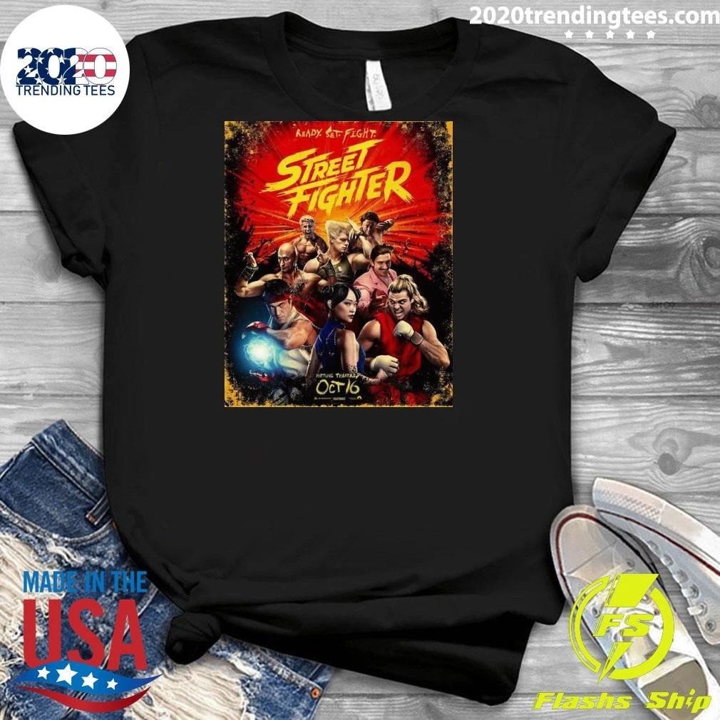 Street Fighter Character Ready Set Fight Hitting Theatres October 16, 2026 Posters Shirt