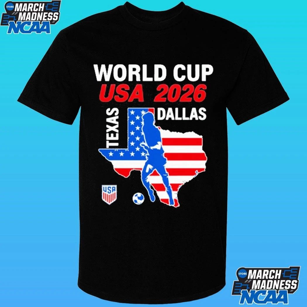 Dallas Texas Host 2026 World Cup Usa Soccer Shirt