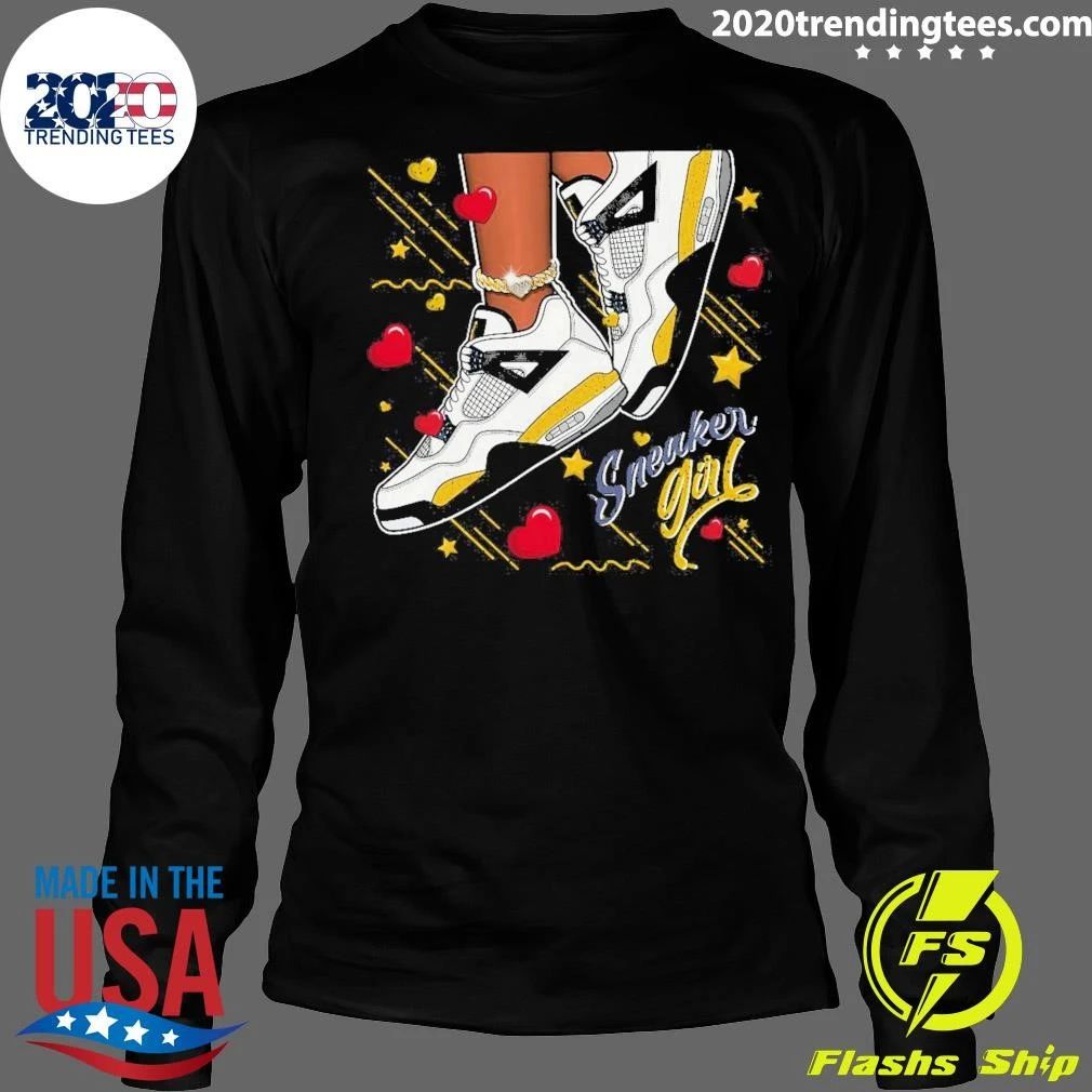 Sneaker Girl Heart Tee Shirt