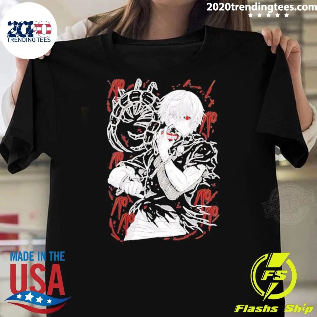Kaneki Ken Tokyo Ghoul Kagune Red Anime Streetwear Shirt