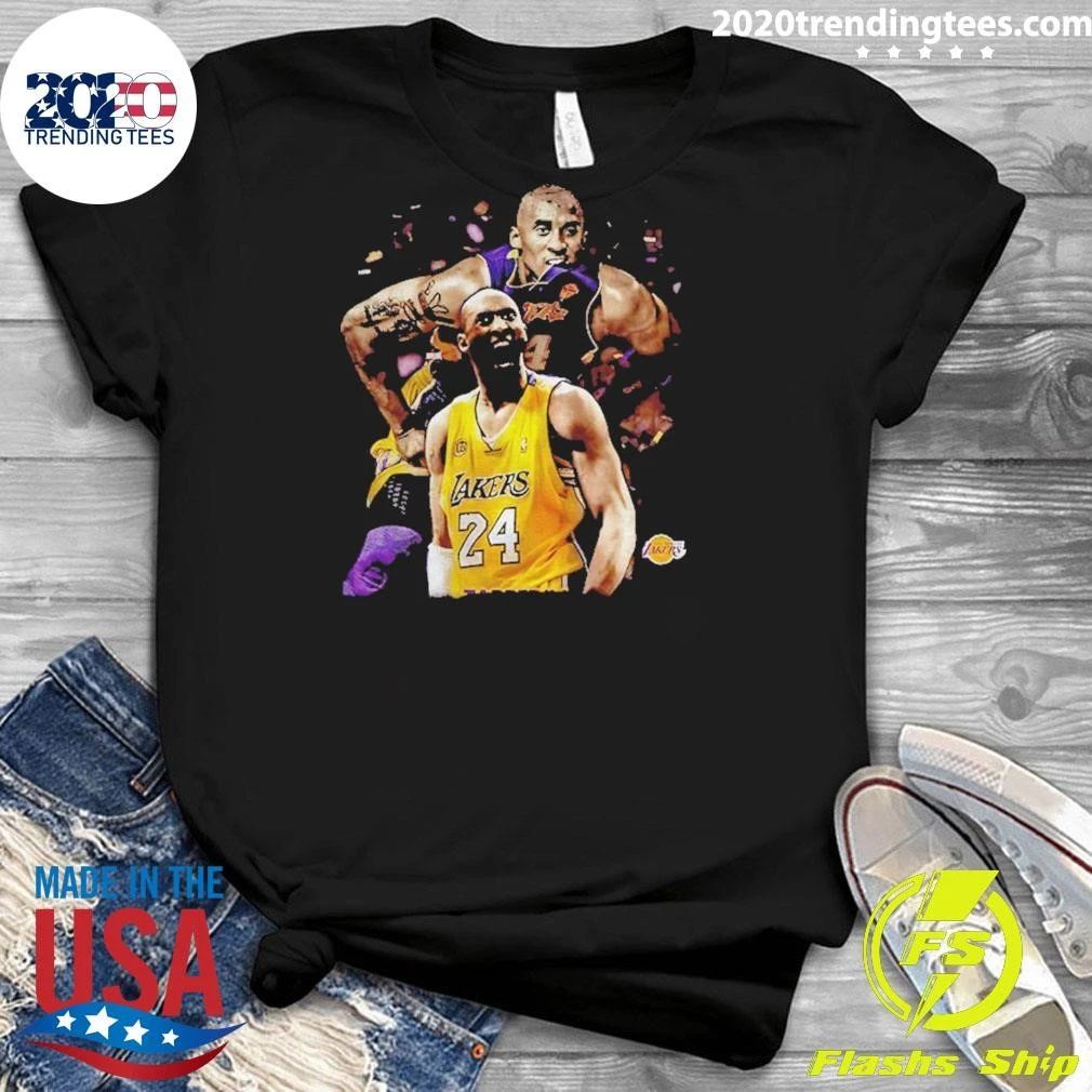 Kobe Bryant Los Angeles Lakers Basketball Portrait Shirt