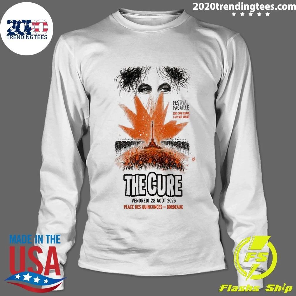 The Cure Place Des Quinconces, Bordeaux France August 28 2026 Shirt