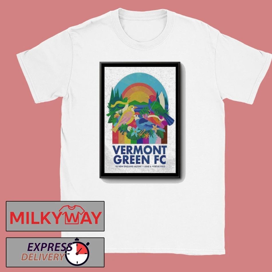 TOUR Jun 6 2026 Vermont Green FC vs. New England Mutiny Poster Virtue Field shirt
