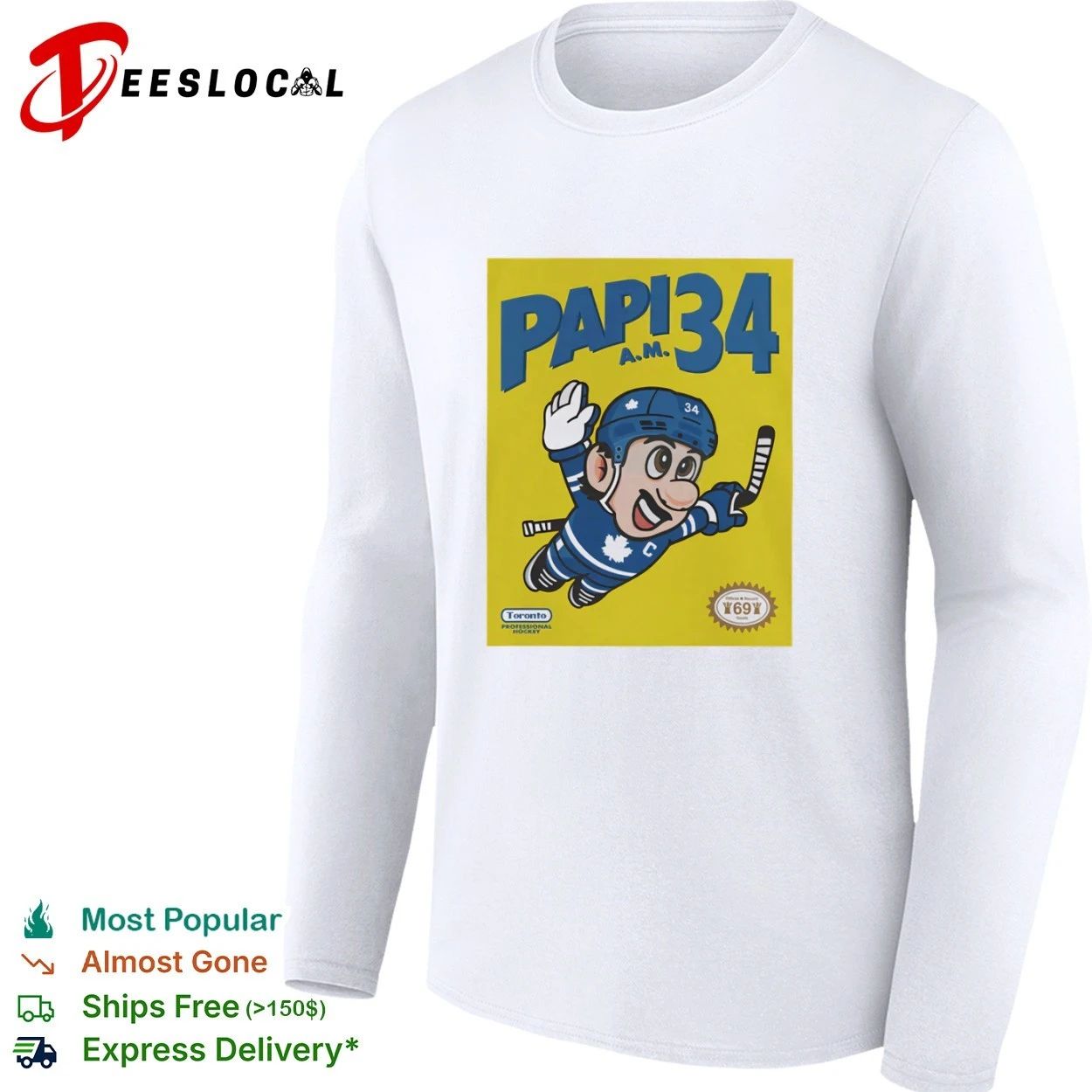 Super Papi Auston Matthews Toronto Maple Leafs T-shirt