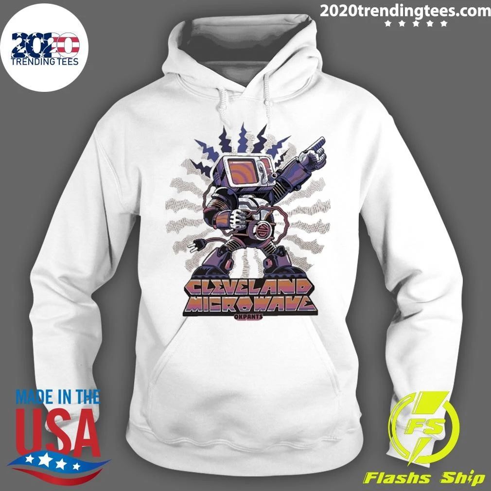 Cleveland Microwave Okpants Robot Graphic Shirt