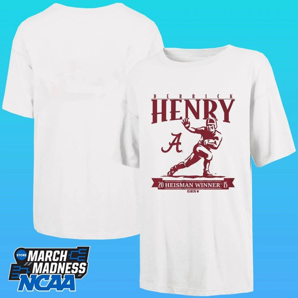 Alabama Football Derrick Henry Heisman Trophy 20 Heisman Winner 15 Shirt