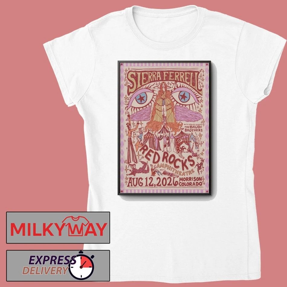 Sierra Ferrell August 12 2026 Morrison CO Poster shirt
