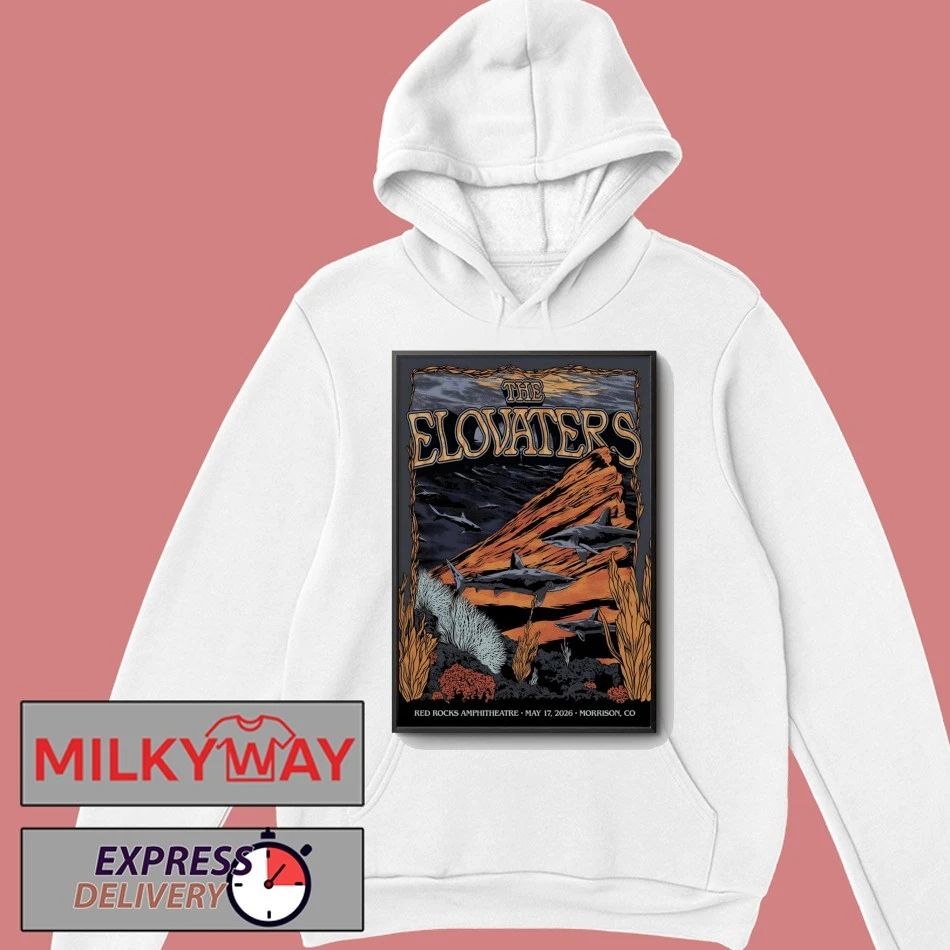 The Elovaters Red Rocks Amphitheatre 5 17 2026 Tour Poster shirt