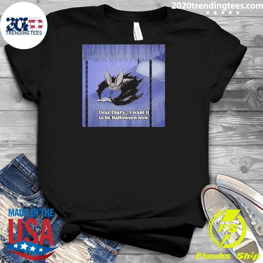 Dear Diary I Want It To Be Halloween Now 2026 Shirt