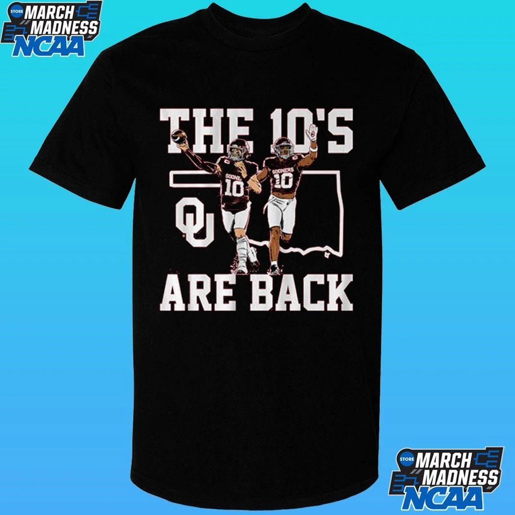 Oklahoma Football Kip Lewis & John Mateer The 10’s Are Back Shirt
