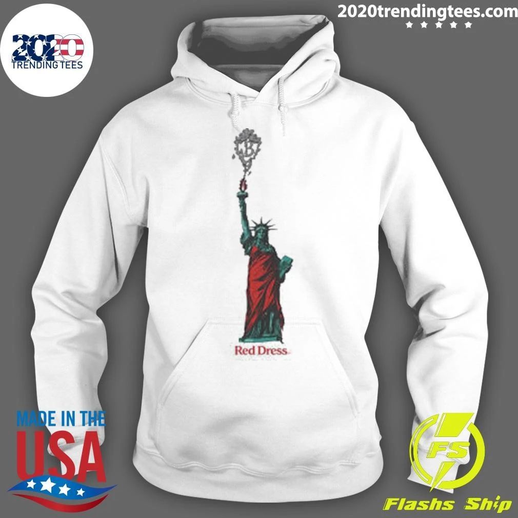 Red Dress Statue Of Liberty Shirt