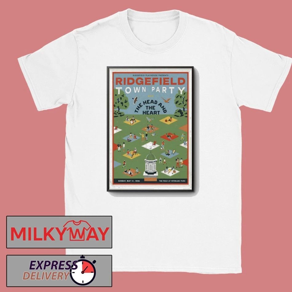 The Head And The Heart Ridgefield CT 5 31 2026 Poster shirt