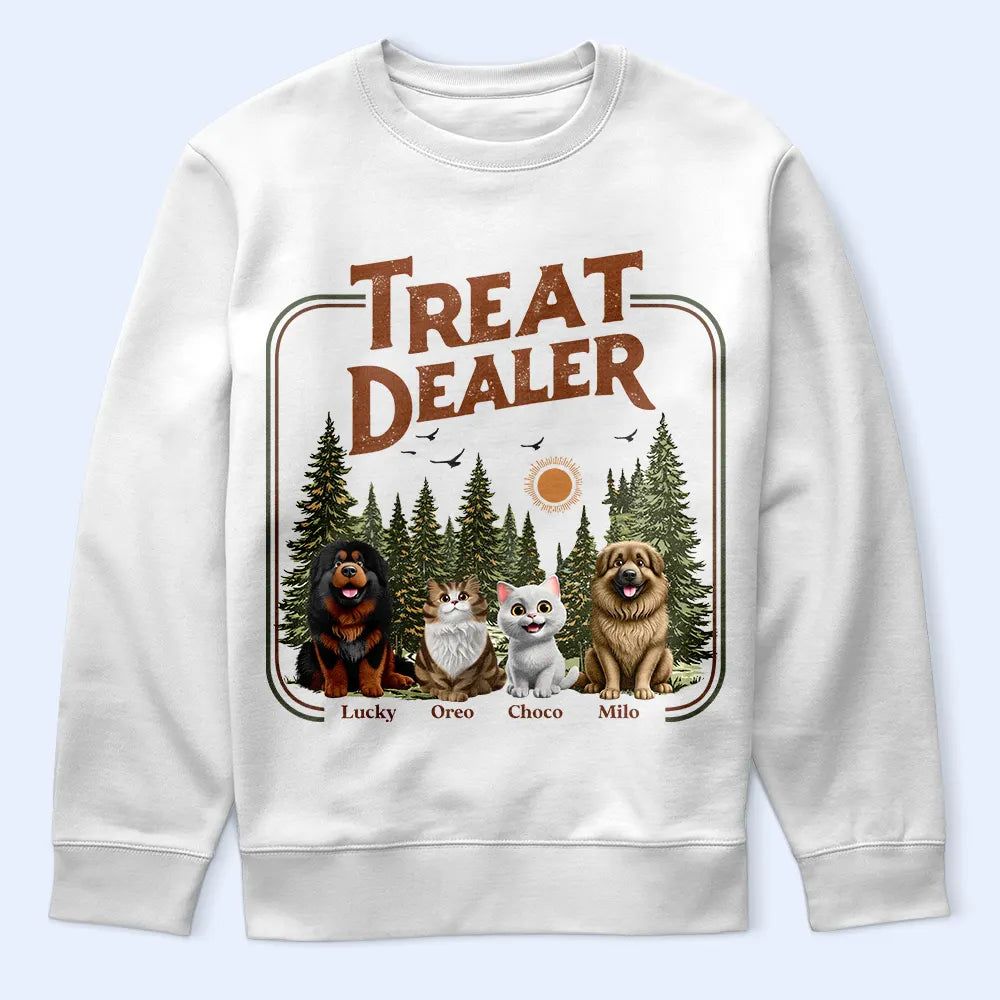 Retro Camping Treat Dealer - Personalized T Shirt