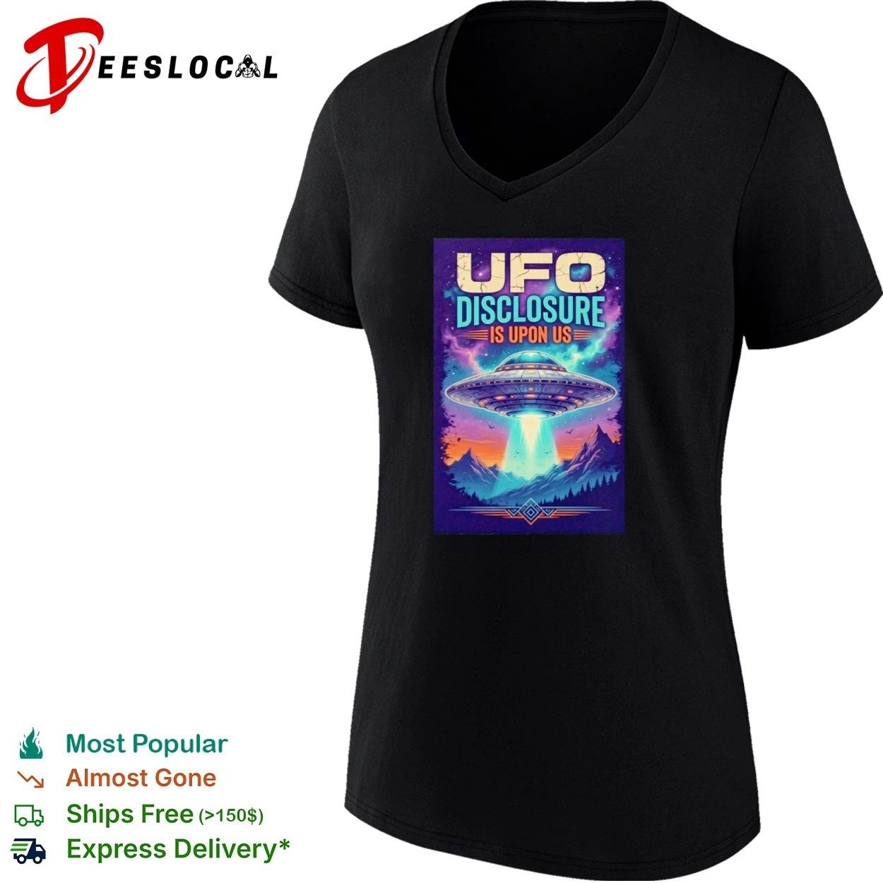 Ufo Disclosure Is Upon Us Alien Extraterrestrial T-shirt