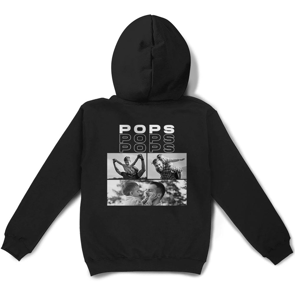 Custom Photo B&W Gift For Father - Personalised T Shirt